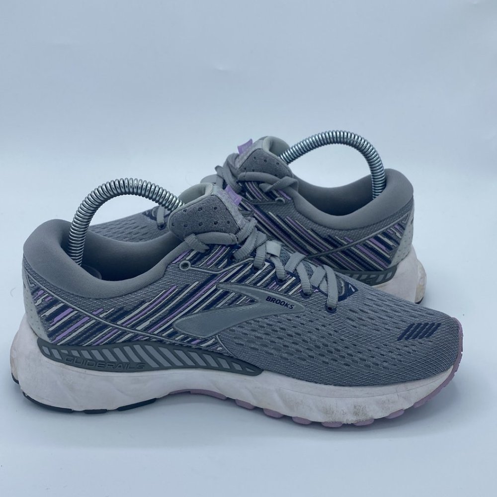 Brooks Adrenaline GTS 19 Gray Athletic Sneakers